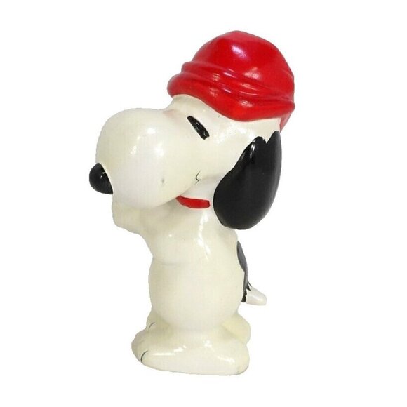 HALLMARK Snoopy vintage lightweight ceramic candle holder approx 8" tall, Japan - Picture 3 of 6